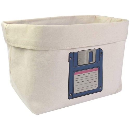 Blue floppy disk organiser - floppy,