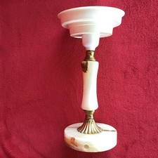 Beautiful Faux Marble 20cm High Lamp Stand 