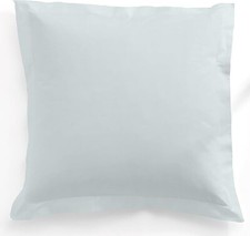 Pillow Case 75x75 cm 100% Cotton 57 Thread Count Flat Ruffled Zinc SEE PICS