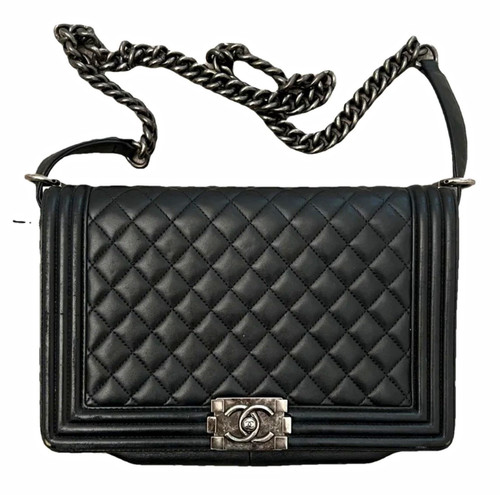 Chanel boy bag medium - medium, black
