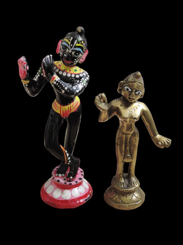 Brass radha krishna - radha,