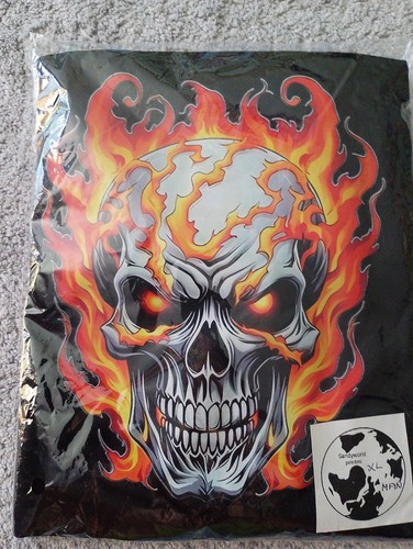 Shirt design flaming - t,