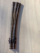 Peco SL-E386 N Gauge Electrofrog Large Radius Curved Right Point Nickel Silver 