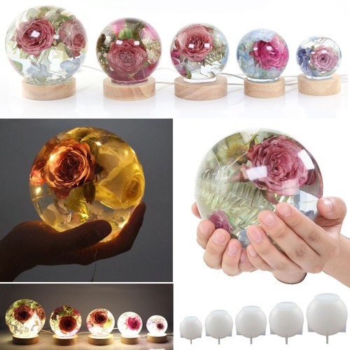 Diy sphere ball silicone mold - sphere,