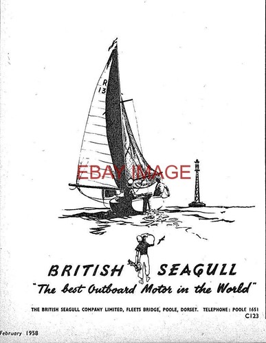 C1959 advert british seagull - c1959,