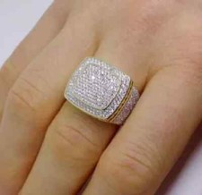 14K Yellow Gold Plated 2Ct