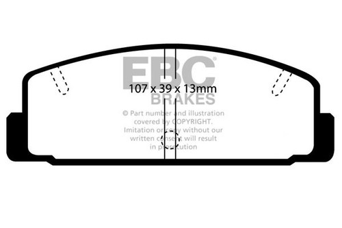 Ebc ultimax rear brake pads - ebc,
