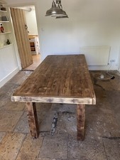Farmhouse Style Rustic Dining Table