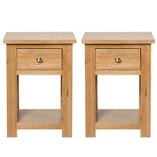 Small Side Table, Pair of Lamp