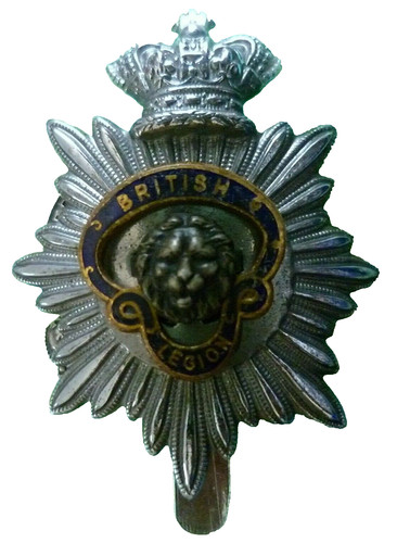 British legion cap - british, badge