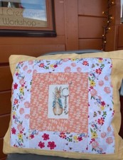 Peter Rabbit cushion cover and keyring
