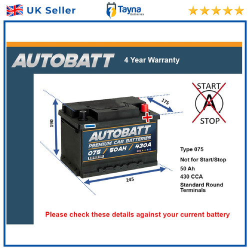 Battery fits mini cooper one - battery,