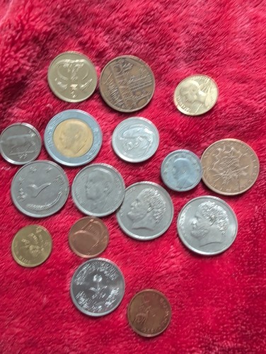 Vintage mixed world coin - mixed,