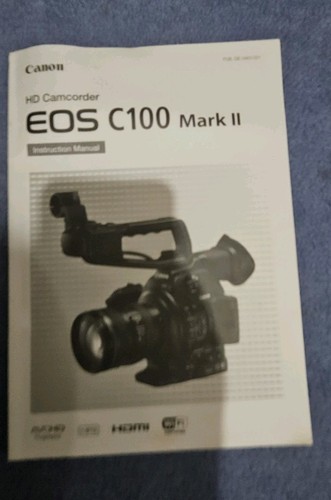 Eos canon c100 - canon, instruction