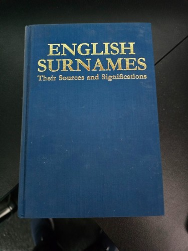 English surnames their - english,