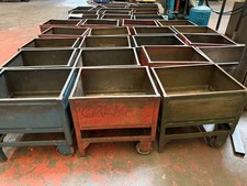 53x65x65cm Steel Stillage storage with two Wheelie legs and two fixed legs