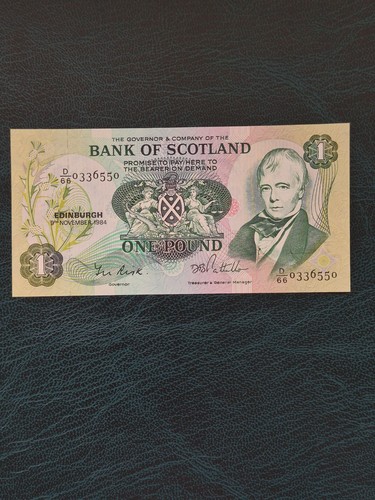 One pound note bank of - pound, £1