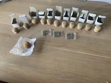 12 Oak Neptune Kitchen Cupboard Knobs