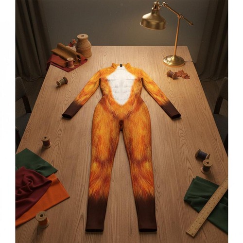 Tiger complete print body suit - tiger,