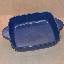 Kalahari Sands Range Stoneware Blue Baking Roasting Dish  14 x 11 Inches Heavy