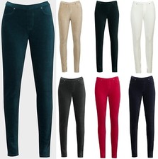 Womans Stretch Corduroy Trousers Leggings Cords Vintage Pants Skinny Style & Co