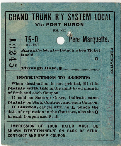 Railway ticket usa grand - railway, usa: