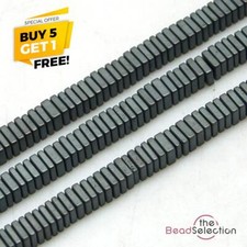 100 Tiny Hematite Beads Black