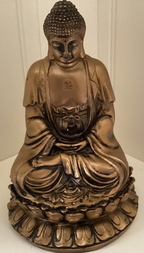 Gilded bronze seated - gilded,