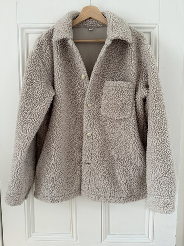 Uniqlo men beige teddy - beige,