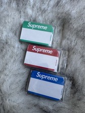 SUPREME Name Badge100  Sticker