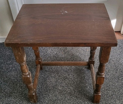 Vintage oak small side - vintage, table