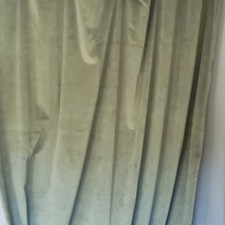 M&S Pencil Pleat Velvet