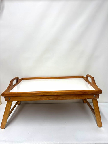 Vintage wooden folding bed - vintage,