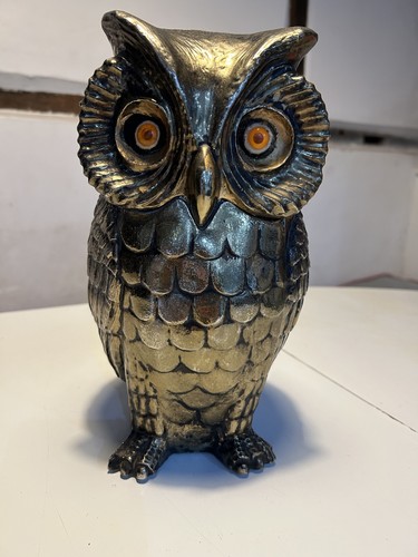Silver plastic owl ice - silver, "owl"