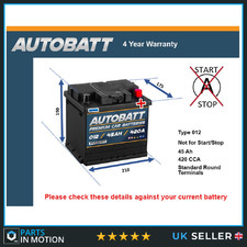 Battery fits TOYOTA C-HR RAV4