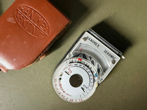 Hanimex sekonic light meter - hanimex,