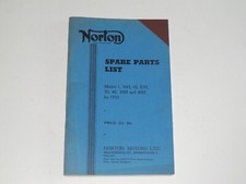 Norton Spare Parts List (D144)