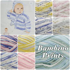 Stylecraft BAMBINO PRINTS DK Double Knitting Soft Acrylic Colour Baby Yarn 100g