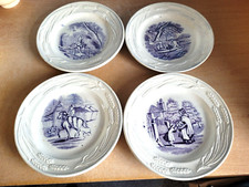 4xAntique Pearlware Purple