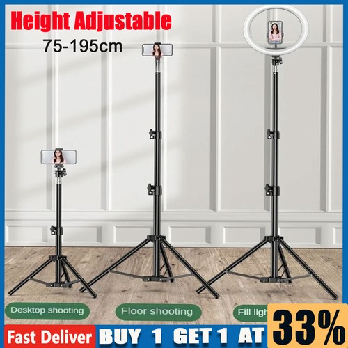 195cm telescopic metal tripod - metal,