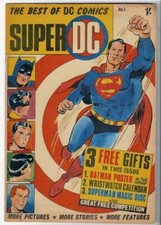 BEST OF DC Comics issue 1 inc SUPER FREE GIFT vintage 1960's batman superman