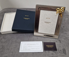 MIKIMOTO International Vintage 2003 Photo Frame Stand with Pearl In Box * NEW*