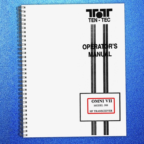 Ten tec omni model 588 - ten, 7