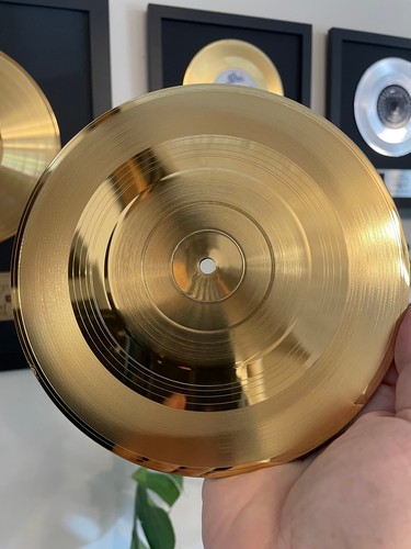 Platinum gold record - 7",
