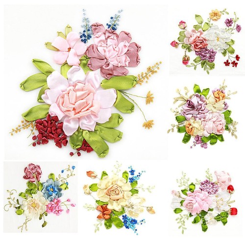 Silk ribbon embroidery kits - ribbon,