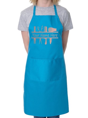 Personalised apron hairdresser - personalised,