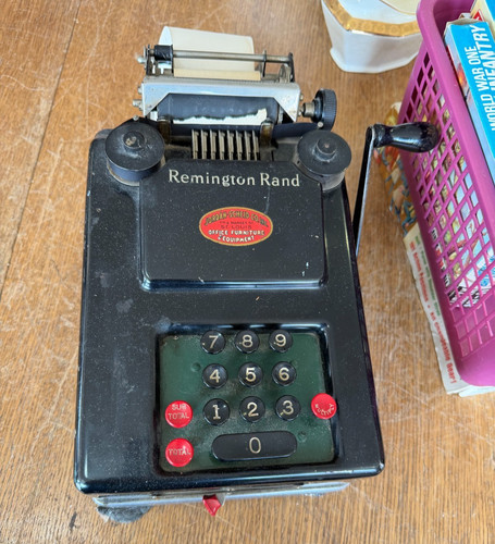 Vintage remington rand adding - remington,