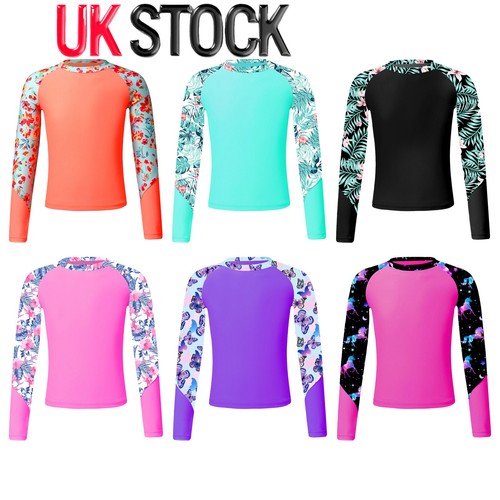Girls rash vest - long, sleeves