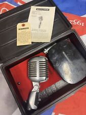 Shure 55SW Vintage Unidyne Dynamic microphone with Amphenol lead , case etc