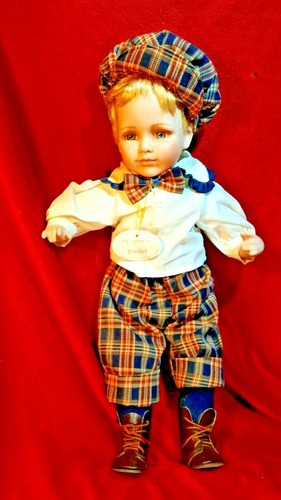 Porcelain boy doll - porcelain,
